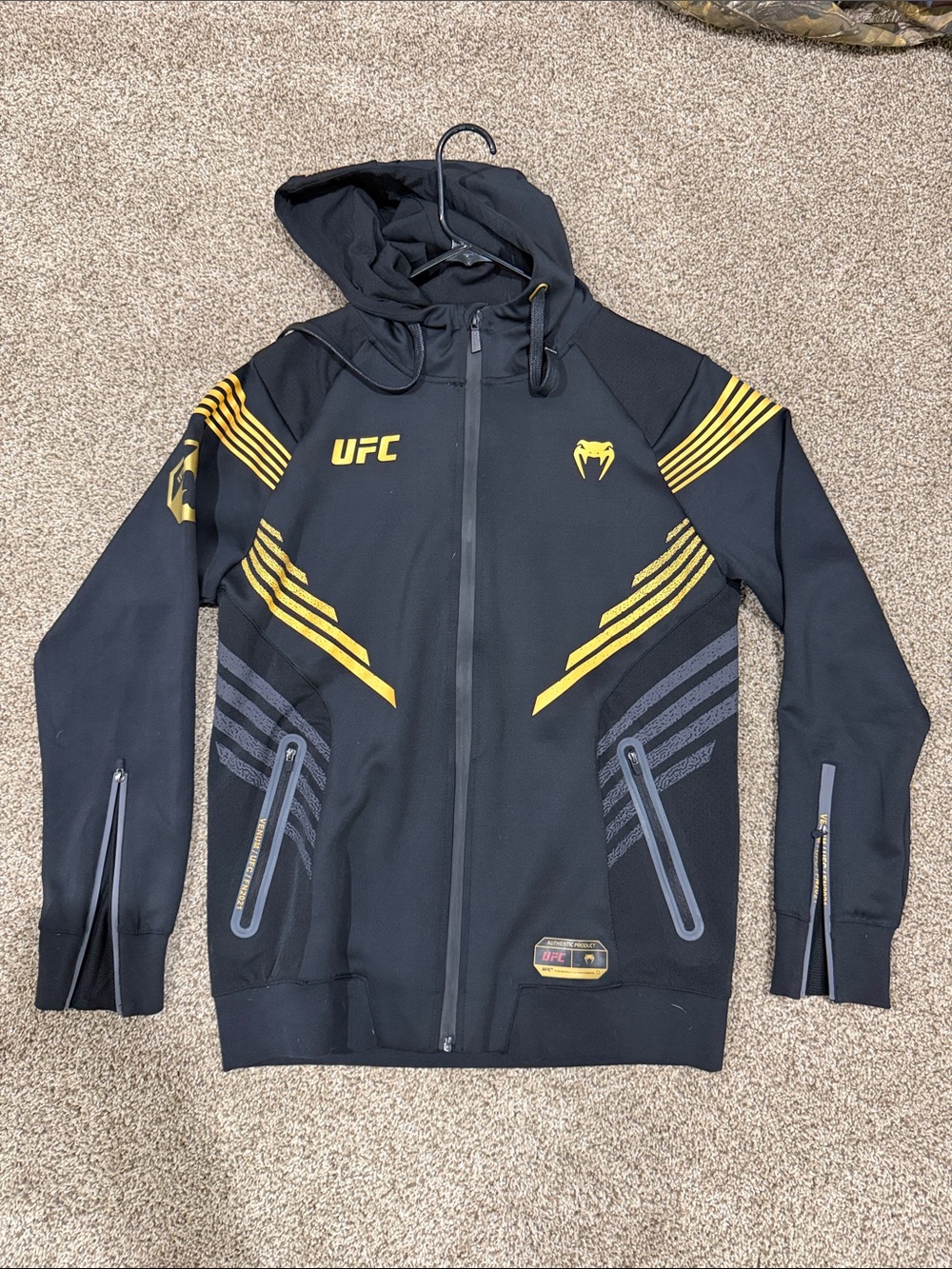 UFC Black and Yellow Performance Full-Zip Hoodie
